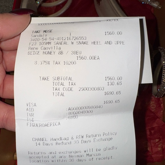 Rene Caovilla Snake Wrap Strass Heels Margot Beige - Picture 9 of 9